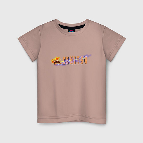 Детская футболка Аниме зейнитсу меч / Пыльно-розовый – фото 1