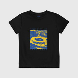 Футболка хлопковая детская Golden state finals, цвет: черный