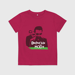 Футболка хлопковая детская DM portrait, цвет: маджента