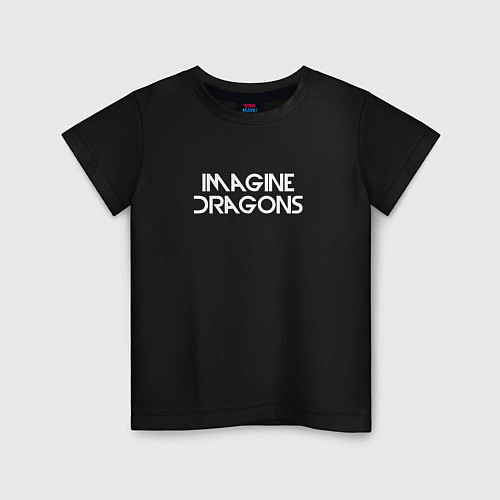 Детская футболка Imagine Dragons Radioactive текст песни / Черный – фото 1