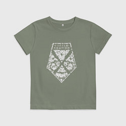 Футболка хлопковая детская X-COM vigilo confido, цвет: авокадо