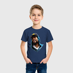 Футболка хлопковая детская Method Man, цвет: тёмно-синий — фото 2