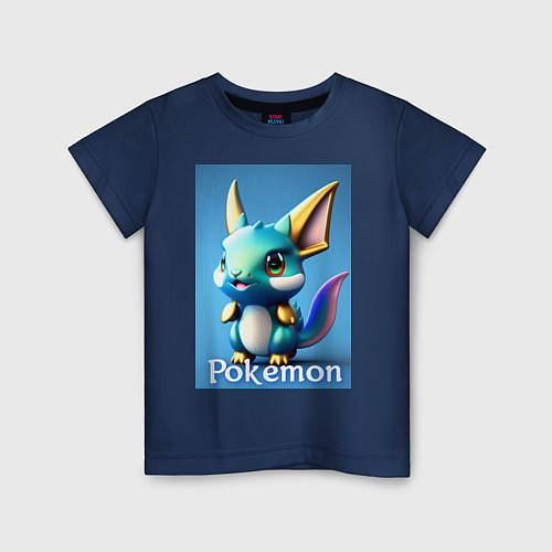 Детская футболка Pokemon Vaporeon / Тёмно-синий – фото 1