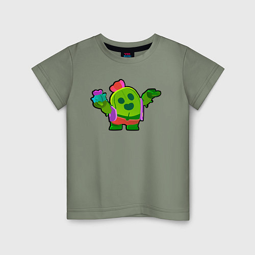 Детская футболка Бравл Старс - Спайк / Авокадо – фото 1