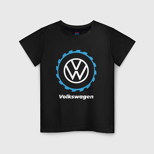 Детская футболка Volkswagen в стиле Top Gear / Черный – фото 1