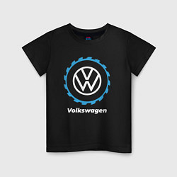 Футболка хлопковая детская Volkswagen в стиле Top Gear, цвет: черный