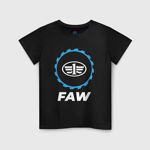 Детская футболка FAW в стиле Top Gear / Черный – фото 1