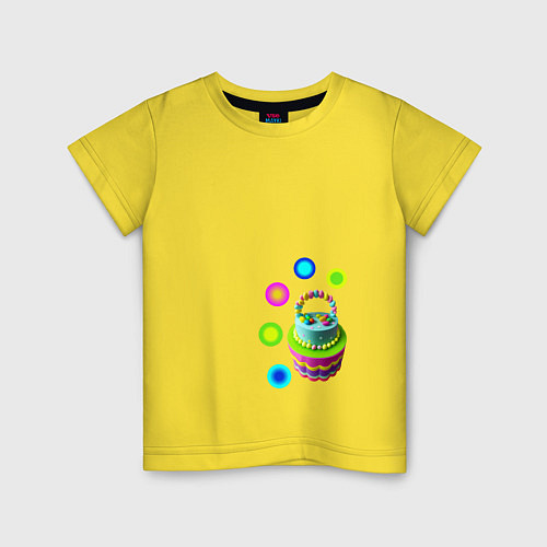Детская футболка Светлый праздник / Желтый – фото 1