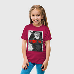 Футболка хлопковая детская Леон с базукой - Resident, цвет: маджента — фото 2