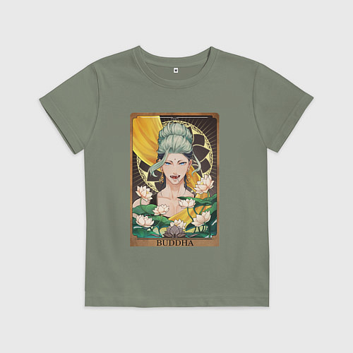 Детская футболка The Buddha Tarot Card / Авокадо – фото 1
