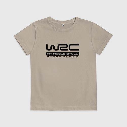 Детская футболка Чемпионат мира по ралли / Миндальный – фото 1