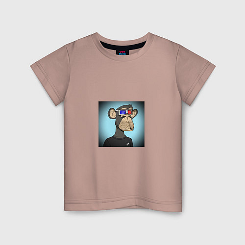 Детская футболка NFT / Пыльно-розовый – фото 1