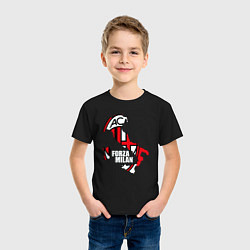 Футболка хлопковая детская Forza Milan, цвет: черный — фото 2
