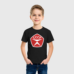 Футболка хлопковая детская Качество СССР, цвет: черный — фото 2