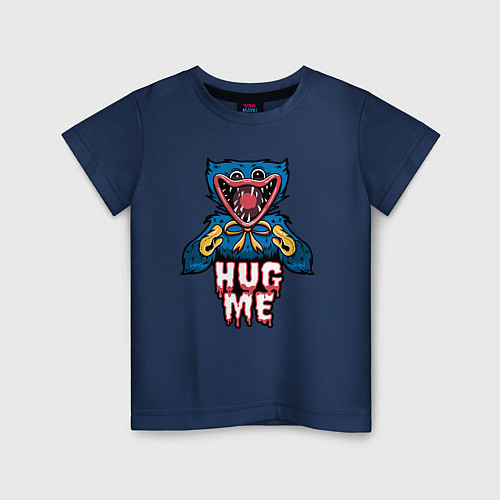 Детская футболка Обними Хагги Вагги / Тёмно-синий – фото 1