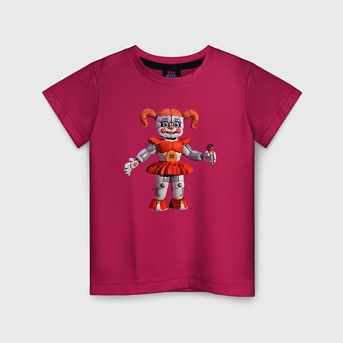 Детская футболка Циркус бейби / Маджента – фото 1