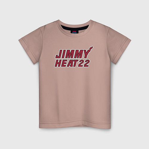 Детская футболка Jimmy Heat 22 / Пыльно-розовый – фото 1