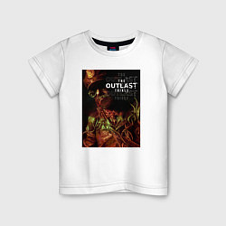 Футболка хлопковая детская The Outlast Trials Лиланд Койл, цвет: белый