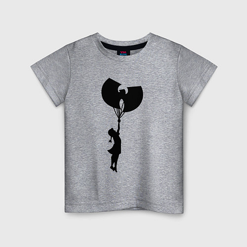 Детская футболка Wu Tang girl / Меланж – фото 1