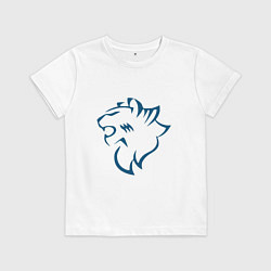 Футболка хлопковая детская Логотип Sitrak, цвет: белый