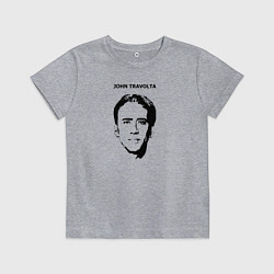 Футболка хлопковая детская Без Лица, цвет: меланж