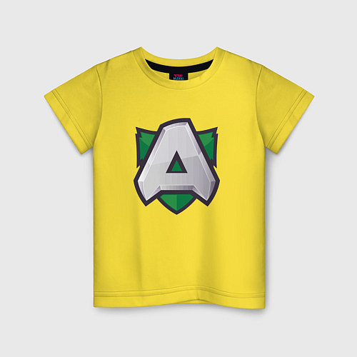 Детская футболка Альянс logo / Желтый – фото 1