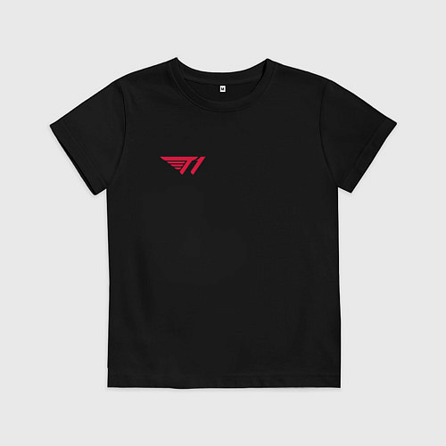 Детская футболка T1 red / Черный – фото 1