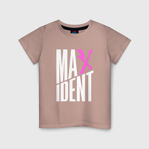Детская футболка Maxident - stray kids / Пыльно-розовый – фото 1