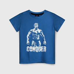 Футболка хлопковая детская Arnold conquer, цвет: синий