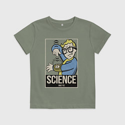 Футболка хлопковая детская Vault science, цвет: авокадо