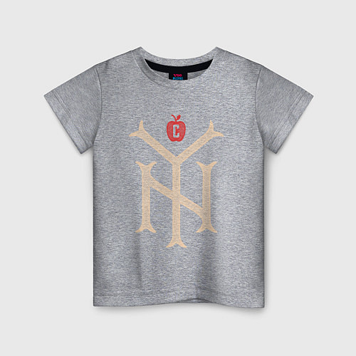 Детская футболка New York City NYC / Меланж – фото 1