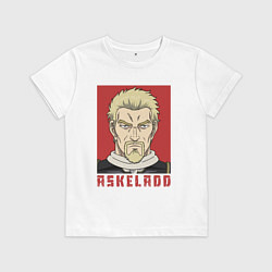 Футболка хлопковая детская Аскеладд, цвет: белый