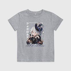 Футболка хлопковая детская God of Justice, цвет: меланж