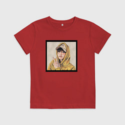 Футболка хлопковая детская Хан Джи Сон - Stray Kids, цвет: красный