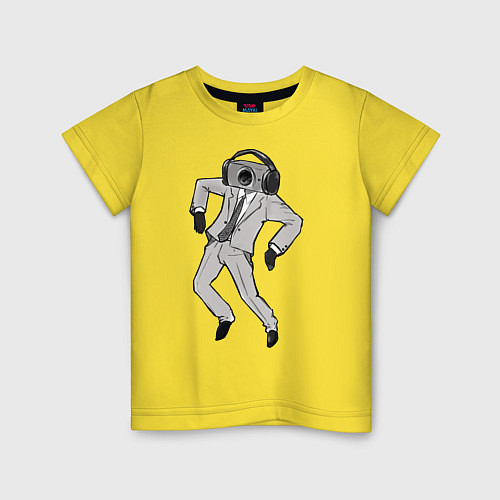 Детская футболка Camera man / Желтый – фото 1