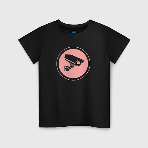 Детская футболка Skibidi toilet Camera / Черный – фото 1