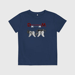 Футболка хлопковая детская Depeche Mode 2023 Memento Mori - Angels 07, цвет: тёмно-синий