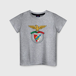 Футболка хлопковая детская Benfica club, цвет: меланж
