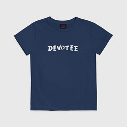 Футболка хлопковая детская Depeche Mode - Devotee Mode, цвет: тёмно-синий