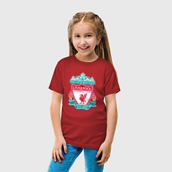 Футболка хлопковая детская Liverpool fc sport collection, цвет: красный — фото 2