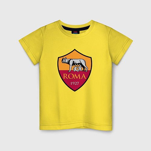 Детская футболка Roma sport fc / Желтый – фото 1