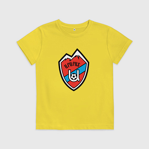 Детская футболка Армения клуб / Желтый – фото 1