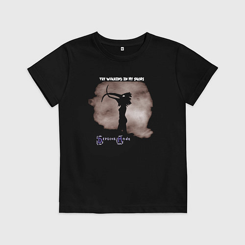 Детская футболка Depeche Mode - Walking In My Shoes / Черный – фото 1