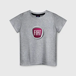 Футболка хлопковая детская Fiat Italy, цвет: меланж