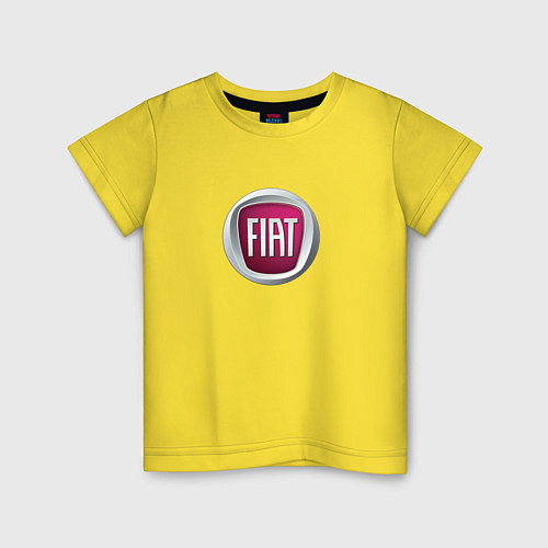 Детская футболка Fiat Italy / Желтый – фото 1