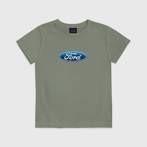 Детская футболка Ford usa auto brend / Авокадо – фото 1