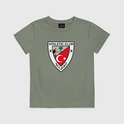 Футболка хлопковая детская Атлетик Б, цвет: авокадо