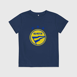 Футболка хлопковая детская Батэ фк, цвет: тёмно-синий