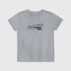Футболка хлопковая детская Depeche Mode - Barrel Of A Gun Single, цвет: меланж