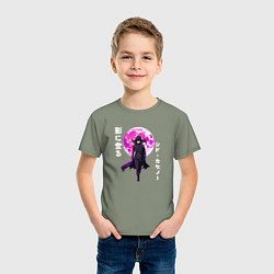 Футболка хлопковая детская Сид Кагэно, цвет: авокадо — фото 2